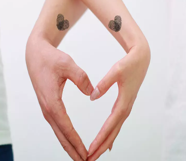 Lovers Special Heart Tattoo