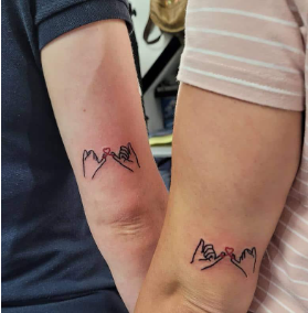 Lovely Gay Couple Tattoos