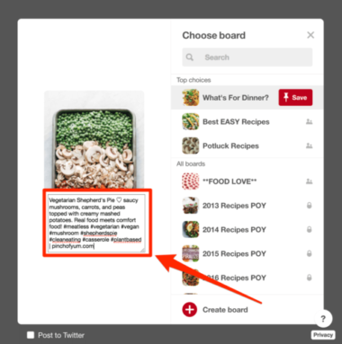 Power of Hashtags on Pinterest